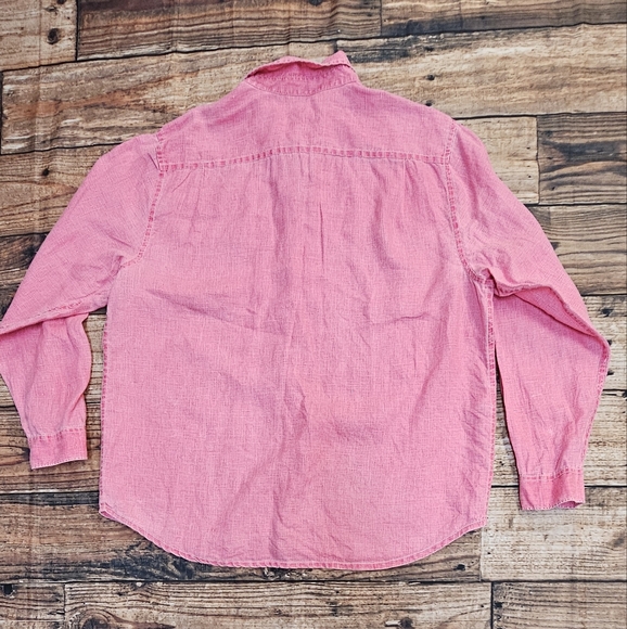 Tommy Bahama Men's 100% Linen Shirt Long Sleeve Size XL Button Up Classic - Picture 7 of 9